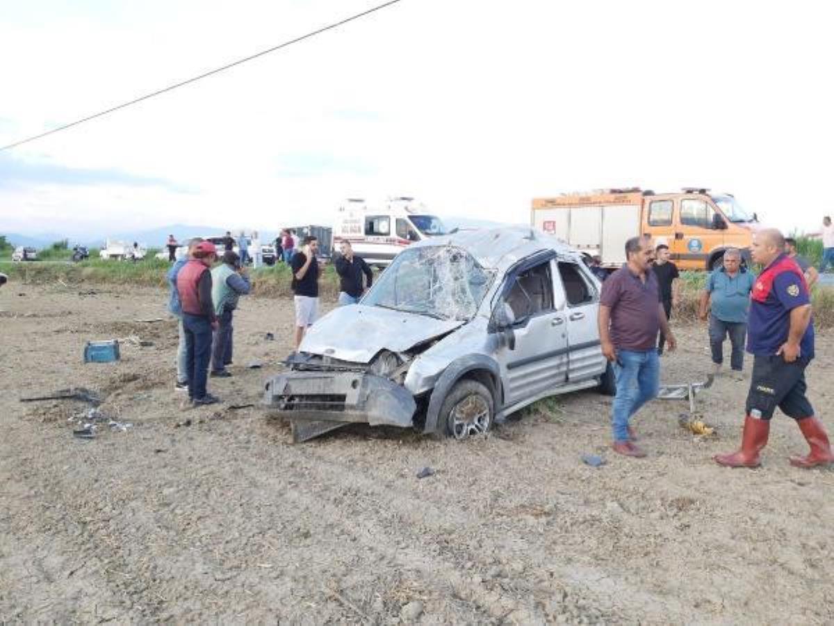 Aydın’da otomobil takla attı: 1 ölü, 1 yaralı