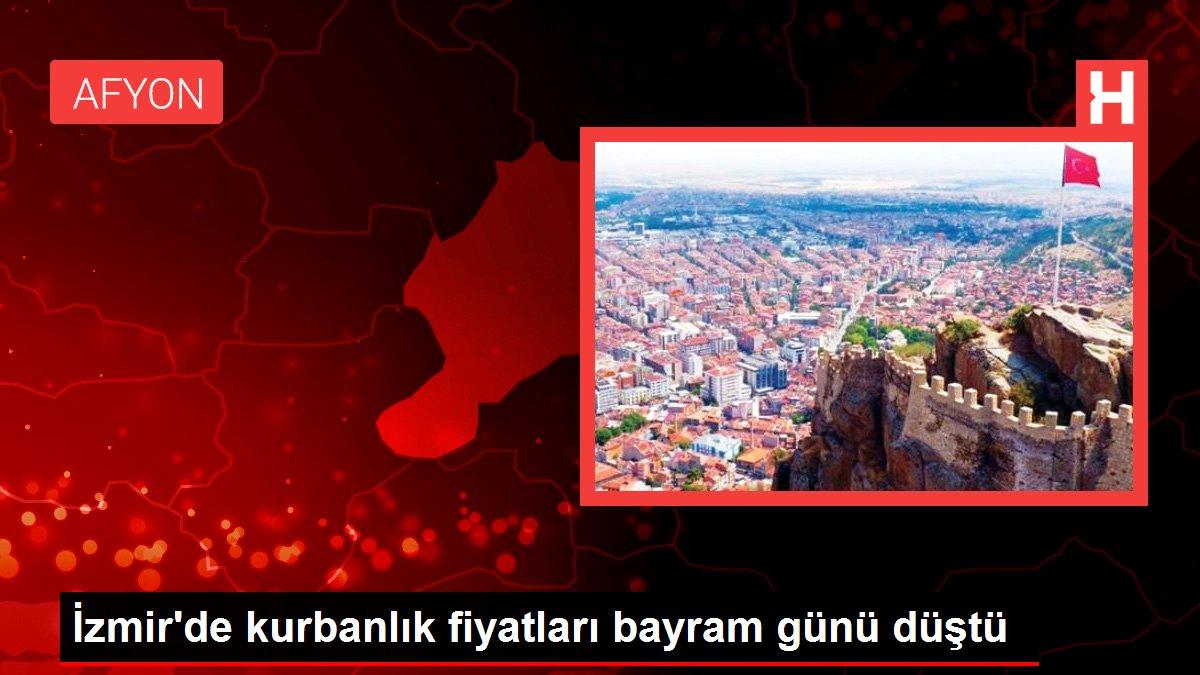 İzmir’de kurbanlık fiyatları bayram günü düştü