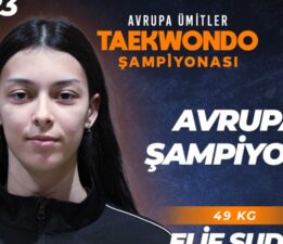 Milli sporcu Elif Sude Akgül, Avrupa şampiyonu