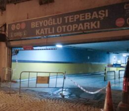Beyoğlu’ndaki İSPARK otoparkı boşaltıldı