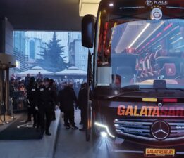 Galatasaray kafilesi Kayseri’ye geldi