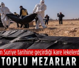 Suriye’de toplu mezarlar yaşanan vahşeti gün yüzüne çıkartıyor