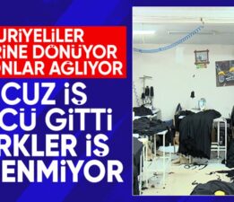 Tekstilde çalışan Suriyeliler ülkelerine dönmeye başladı: Atölyeler boş kaldı