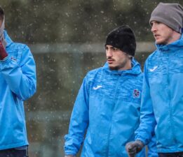 Trabzonspor’da Galatasaray maçı hazırlıkları devam etti