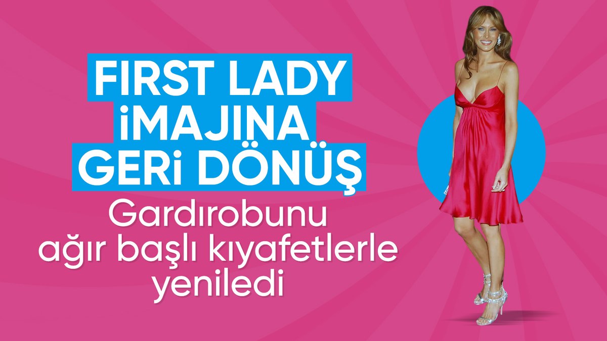 ABD’nin First Lady’si Melania Trump tarz değişikliğine gitti