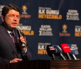 Adalet Bakanı Yılmaz Tunç: Şimdi sıra terörü, silahlarıyla beraber tarihe gömmekte