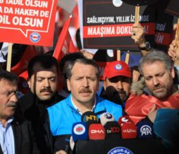 Memurlar refah payı istiyor: Bakanlık önünde eylem yaptılar
