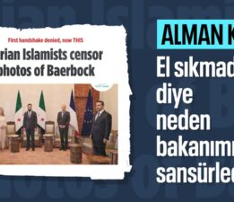 Suriye’yi ziyaret eden Alman bakanın fotoğrafı blurlu servis edildi
